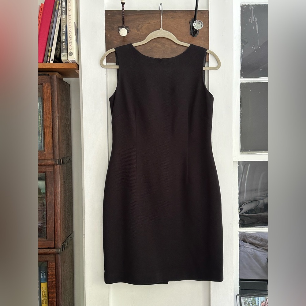 Talbots Classic Black Midi Pencil Dress